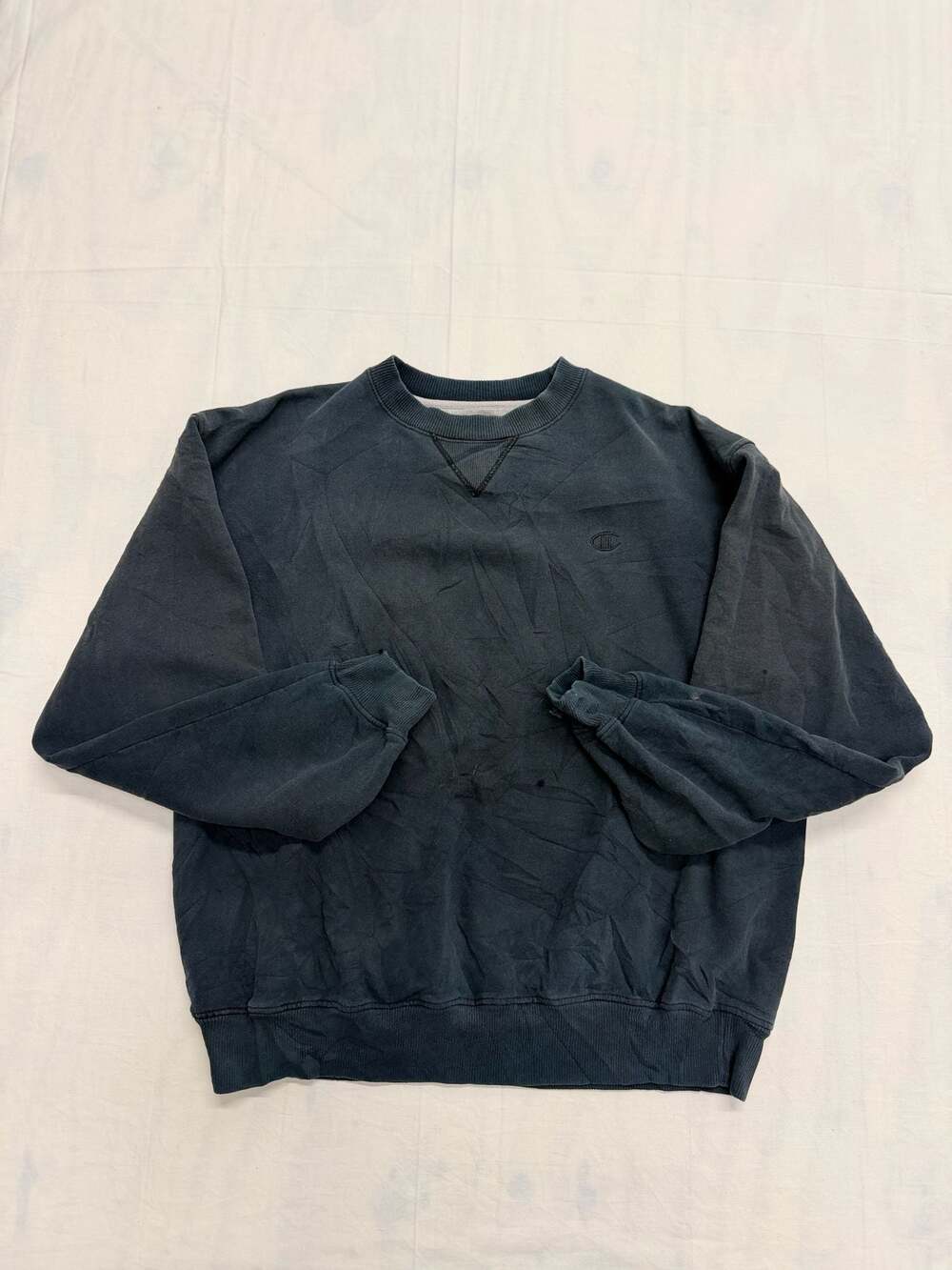 Vintage Champion Eco Fleece Embroidered Crewneck Sweatshirt